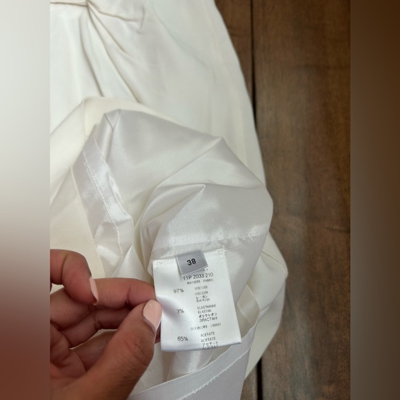 Givency White Slim Fitting Dress XS - Picture 7 of 11